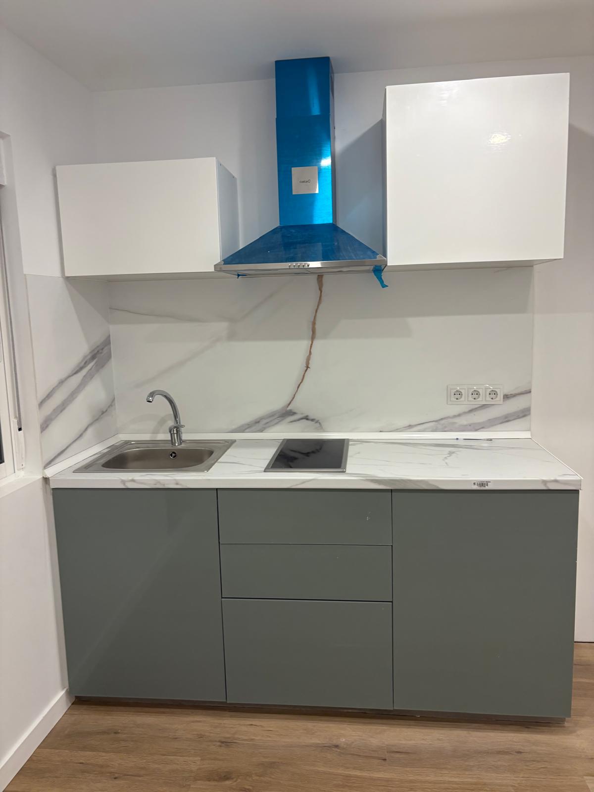 Cocina reformada en Barcelona